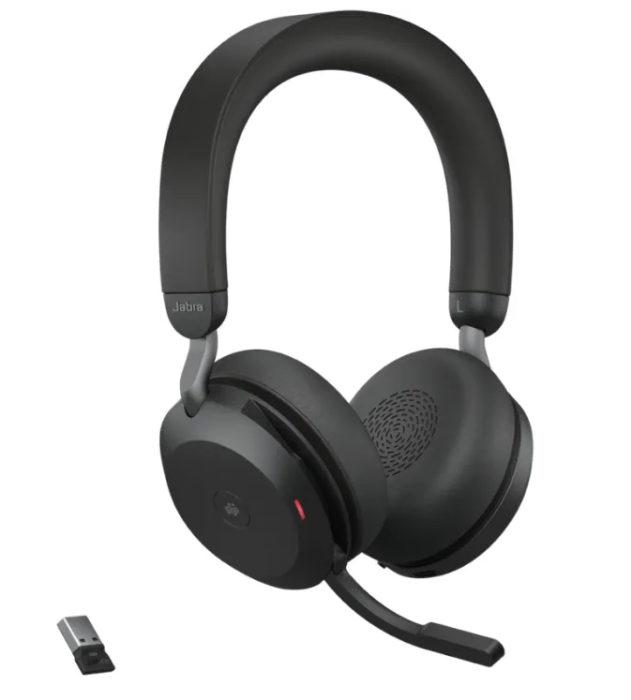 Jabra Evolve2 75, Link380a MS Stereo Stand Black