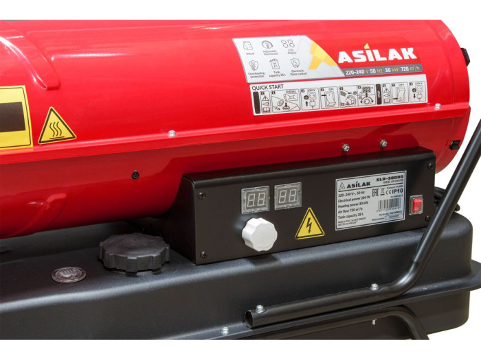Нагреватель воздуха диз. ASILAK SLD-30000 прямой