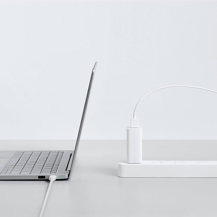 Интерфейсный кабель Xiaomi 6A Type-A to Type-C Cable Белый