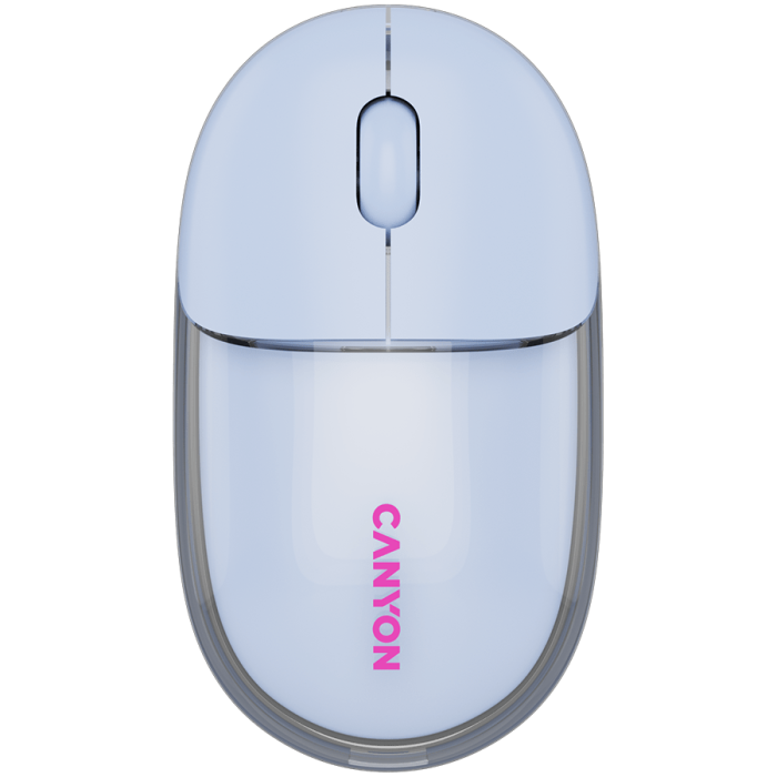 CANYON mouse OnClick 24 BT/ Wireless Transparent/Blue
