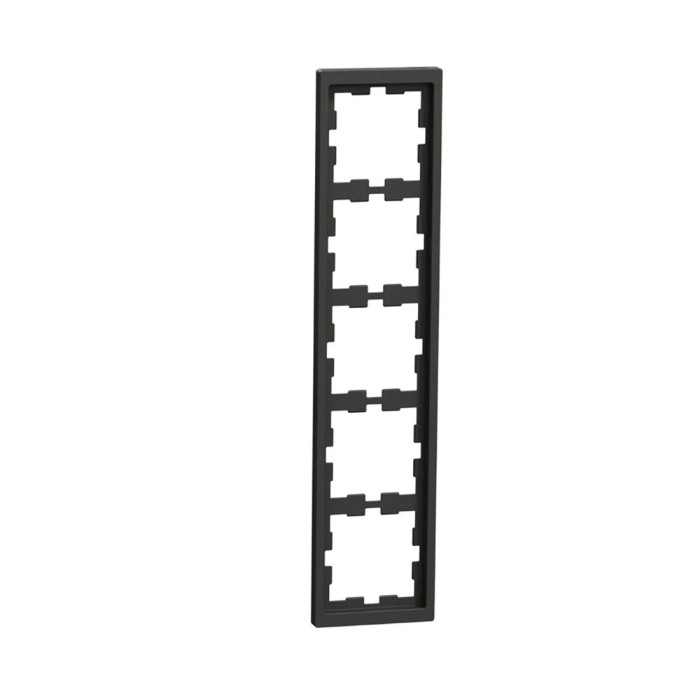 Рамка MERTEN MTN4050-6534 D-Life 5 постовая антрацит