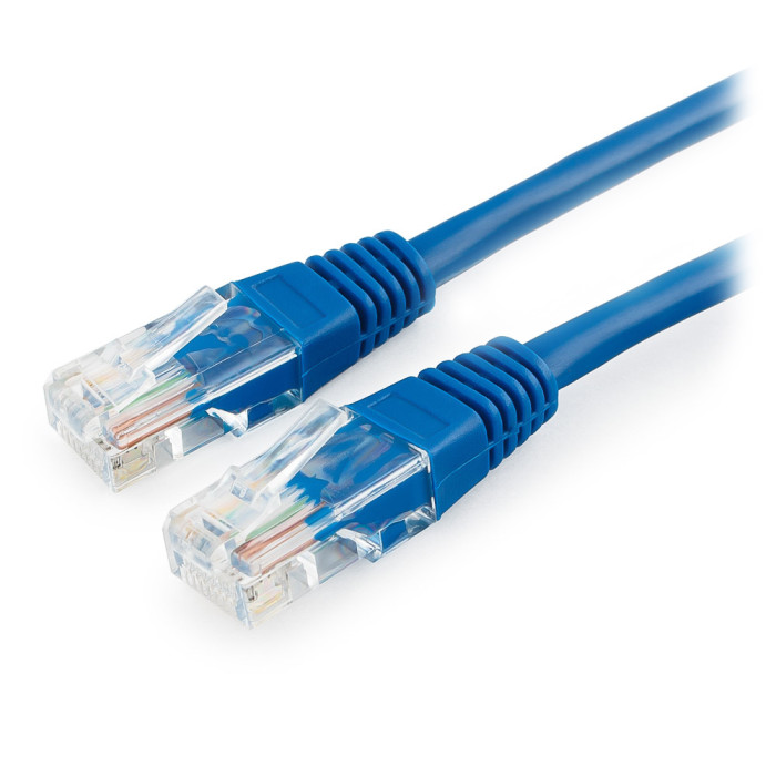 Cable  Patch cord  UTP 5e-Cat  0.5 m Cablexpert PP10-0.5M/B, синий