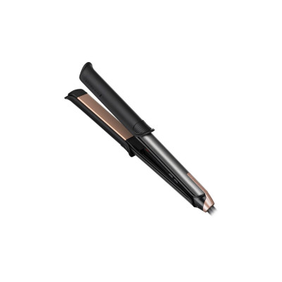 Выпрямитель для волос, Remington, S6077, Автоотключение, Защита от перегрева, Ионизация, Плавающие пластини с терморегулятором, Количество температурных режимов 5 шт , Цвет черный, розовый