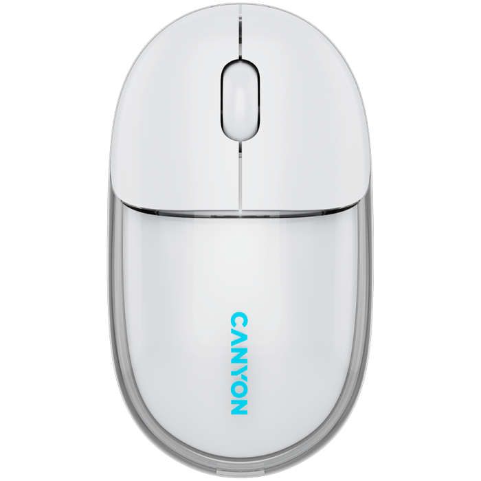 CANYON mouse OnClick 24 BT/ Wireless Transparent/White