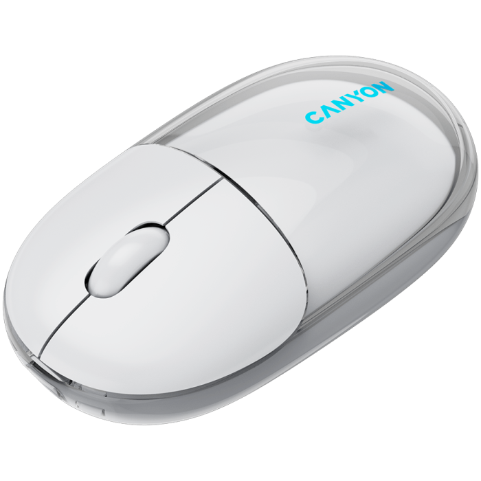 CANYON mouse OnClick 24 BT/ Wireless Transparent/White