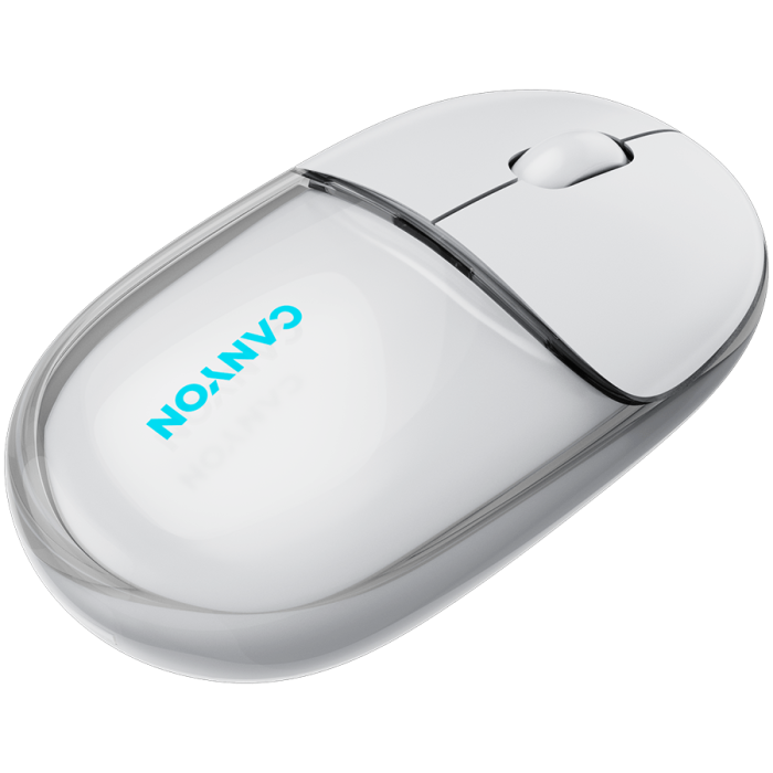 CANYON mouse OnClick 24 BT/ Wireless Transparent/White