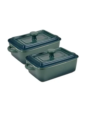 Набор посуды Bergner Classique BG BG-13353-GR (2 чаши) зеленый