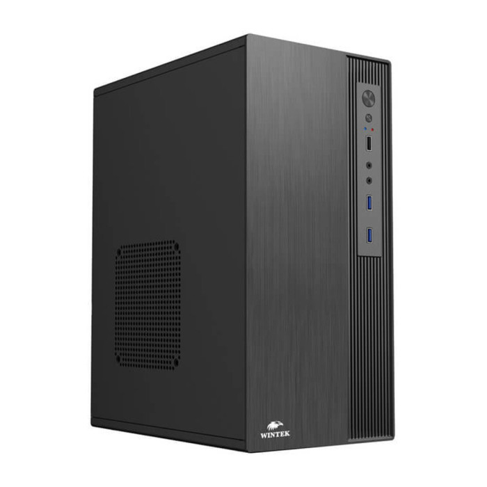 Case mATX mini tower  Wintek, K310-A450-12F, (450W), Black