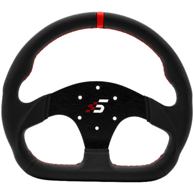 SIMAGIC D-Shaped Steering wheel without HUB, 325mm, Leather. S403