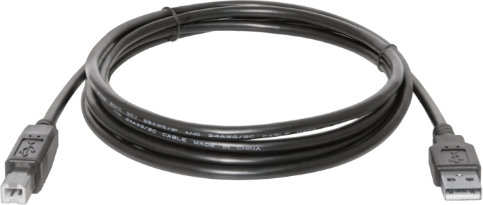 Кабель Defender USB04-10 USB 2.0, AM-BM 3м, BULK (пл. пакет),
