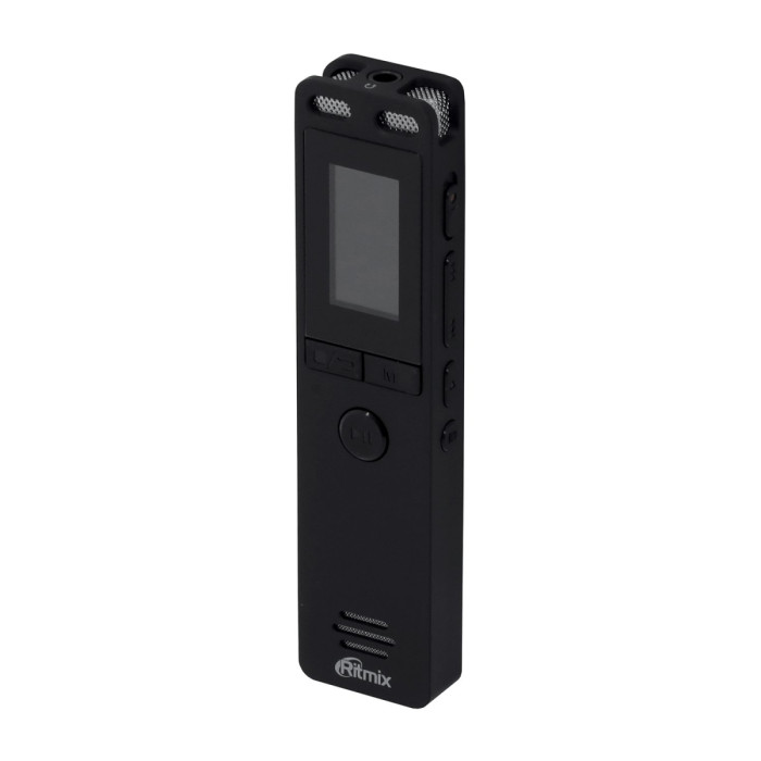 Digital Voice Recorder/MP3 player Ritmix RR-155, stereo, 16GB, mSD, MP3/flac/FM, USB Type C, Accu