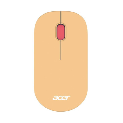 Mouse Acer OMR205, Wireless, Optical 1200 dpi, 3 button, 1AA, USB, Pink/beige