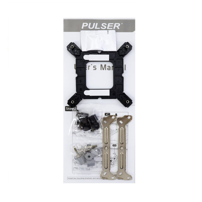 Cooler Pulser , for S1851/1700/1200/115x/AMD , 4PS120 , 180W,12cm fan, 800-1800rpm, 74.6CFM, 4pin