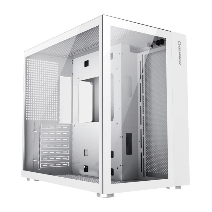 Case ATX midi tower GameMax, Infinity White, (без БП), White