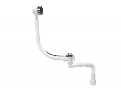 Сифон для ванны автомат, с гибкой трубой 1 1/2&quot; - 40/50 мм, AV Engineering