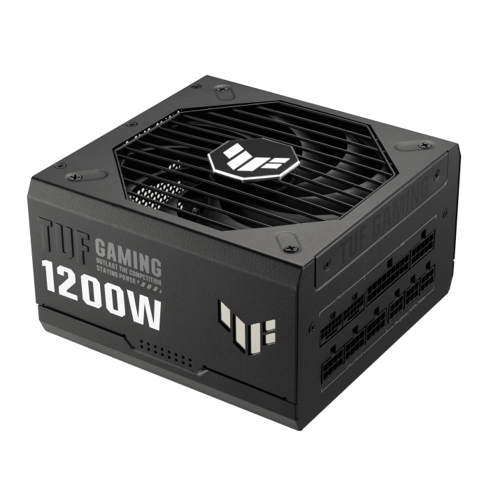 Блок питания ASUS TUF-GAMING-1200G, full modular, 1200W,  ATX12V/80Plus Gold, ATX 3.0, Black