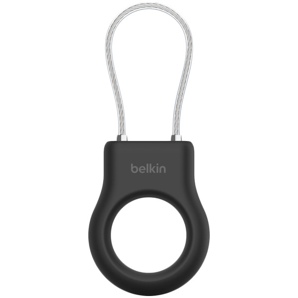 BELKIN Secure Holder with Wire Cable - Airtag - Black