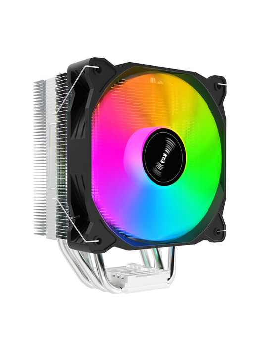 Кулер для процессора Huntkey Storm T400, ARGB, S1851/1700/1200/AM4/AM5, 180W, 800-1800rpm, 4pin