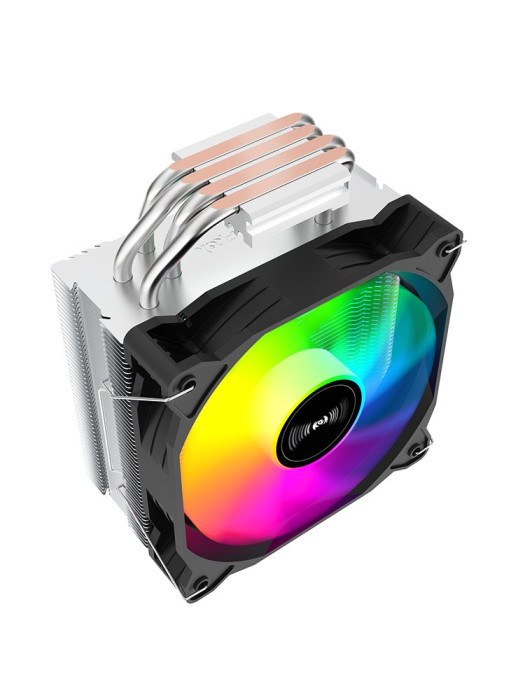 Кулер для процессора Huntkey Storm T400, ARGB, S1851/1700/1200/AM4/AM5, 180W, 800-1800rpm, 4pin