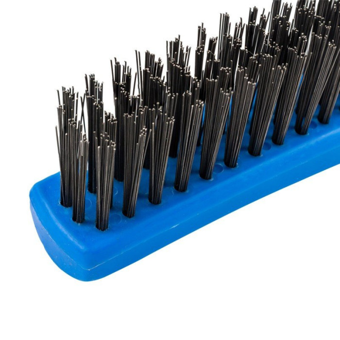 Набор щеток по металлу в пластиковом корпусе с прорез. рук-ми 2 предмета(скребок-40мм;материал прово 17436       F-34013212