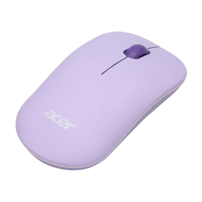 Mouse Acer OMR205, Wireless, Optical 1200 dpi, 3 button, 1AA, USB, Violet