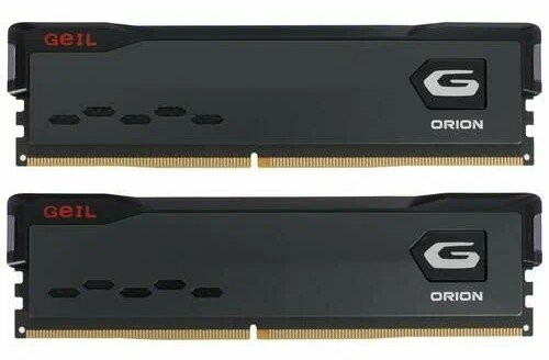 Оперативная память 32GB Kit (16GBx2) GEIL DDR4 2666MHz ORION GOG432GB2666C19DC Titanium Grey