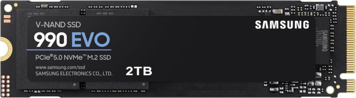 Твердотельный накопитель 2000Gb SSD Samsung 990 EVO M.2 PCIe 4.0 R5000Mb/s W4200MB/s MZ-V9E2T0BW
