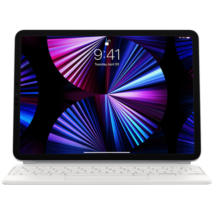 Magic Keyboard for iPad Pro 11-inch (3rd generation) and iPad Air (5th generation) - Russian - White, Model A2261