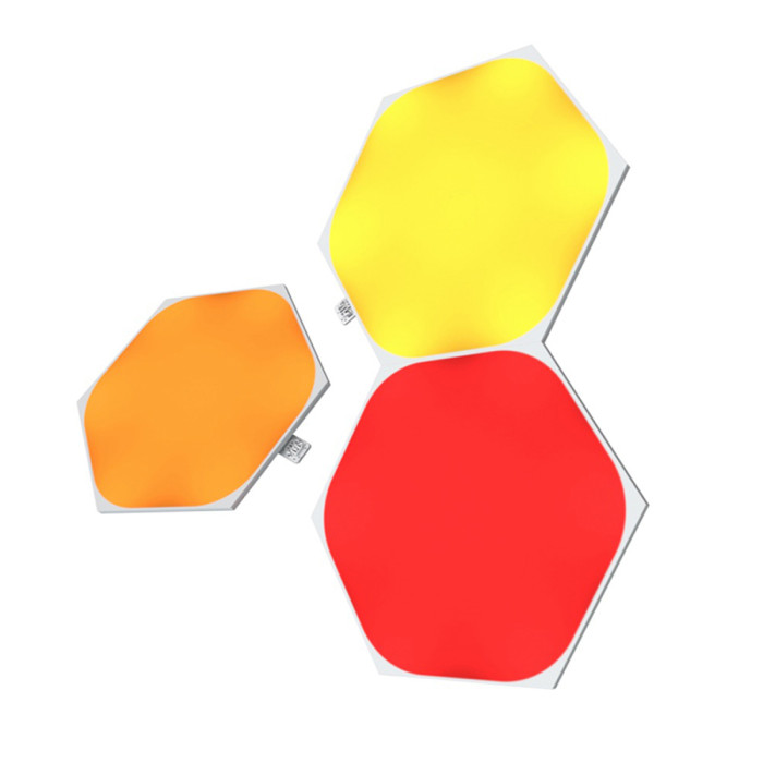 Smart lighting Expansion Pack Nanoleaf Shapes, Hexagon, (NL42-0001HX-3PK), White, 3 Pack
