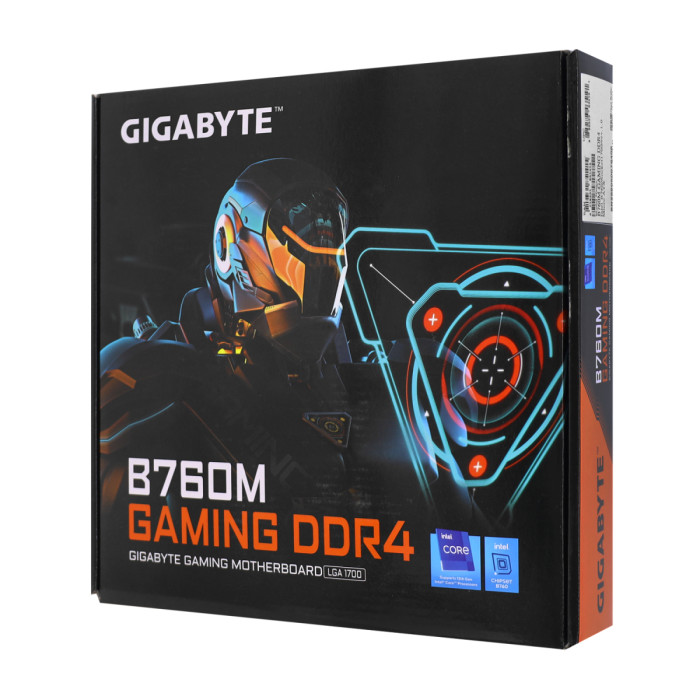 MB Socket1700, MATX, iB760 (VGA+DP+HDMI), Gigabyte B760M GAMING DDR4, 2DDR4, PCIx16, PCIx1