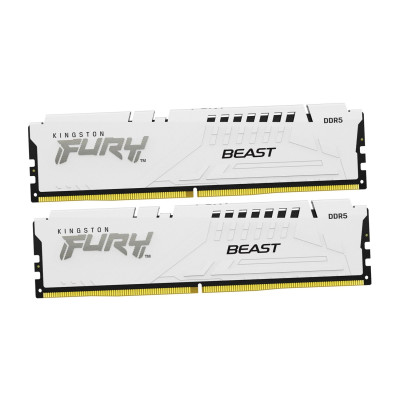 DIMM DDR5 64 GB kit &lt;5600MHz&gt; Kingston Fury Beast (AMD), KF556C36BWEK2-64, (2x32GB) CL36, white