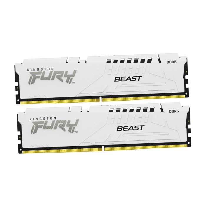 DIMM DDR5 64 GB kit <5600MHz> Kingston Fury Beast (AMD), KF556C36BWEK2-64, (2x32GB) CL36, white