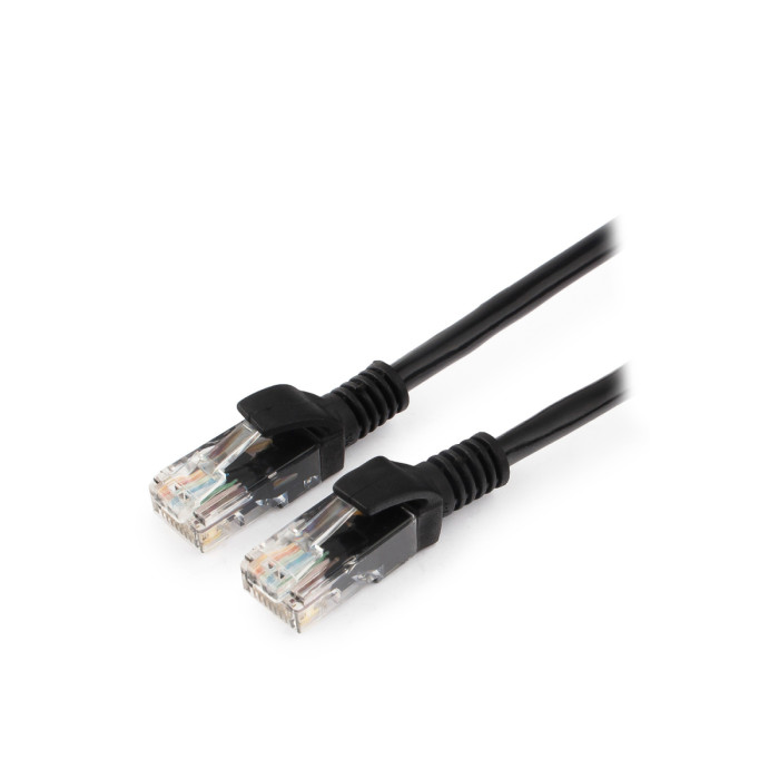 Cable  Patch cord  UTP 5e-Cat  1 m Гарнизон PC-UTP-5e-1-BK, black