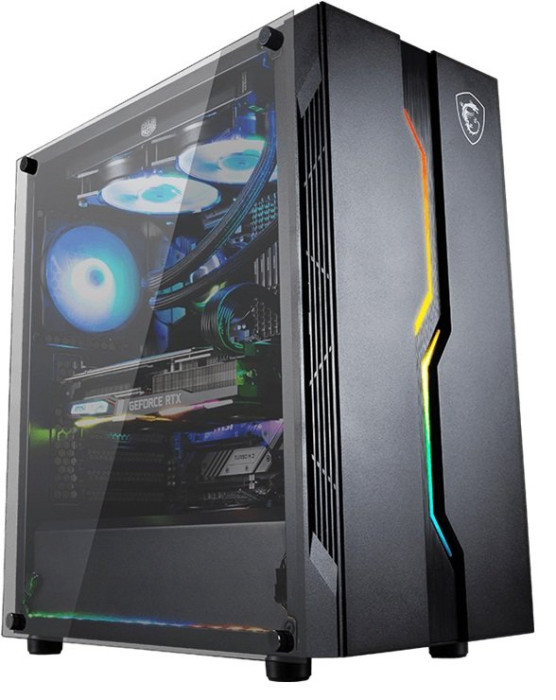 Компьютерный корпус MSI MAG VAMPIRIC 010X ATX/mATX/Mini-ITX 2x3.5", 2x2.5", USB3.0, 2USB2.0