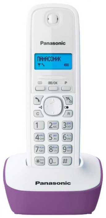 Радиотелефон PANASONIC KX-TG1611 (RUF) Сиреневый