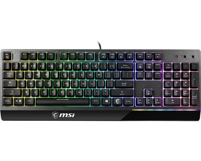 Игровая Клавиатура MSI Vigor GK30 RU, 106 клавиш, RGB SHOW,  кабель 1,8м, USB2.0