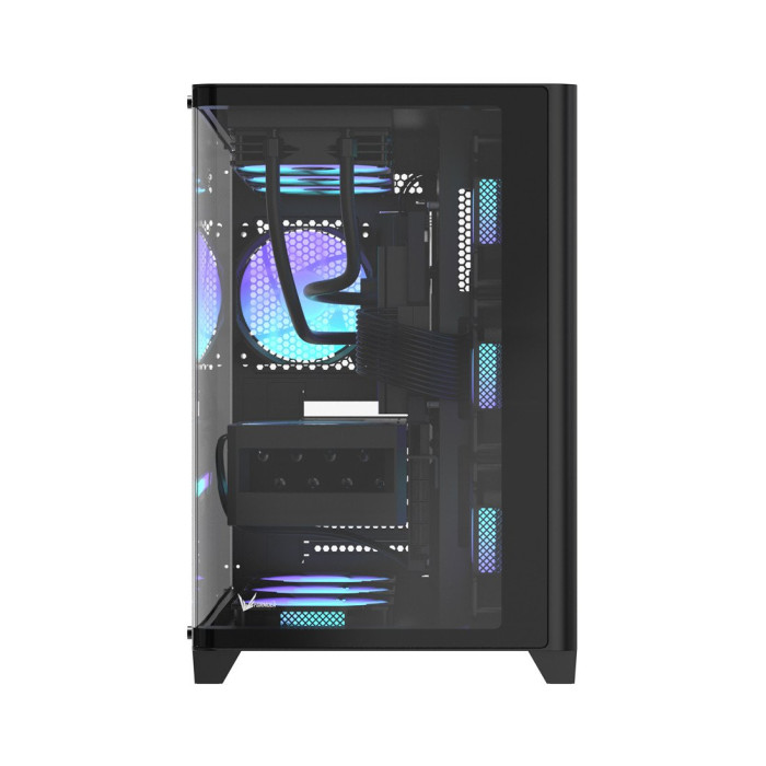 Компьютерный корпус Formula V Crystal U2 Floe Black без Б/П