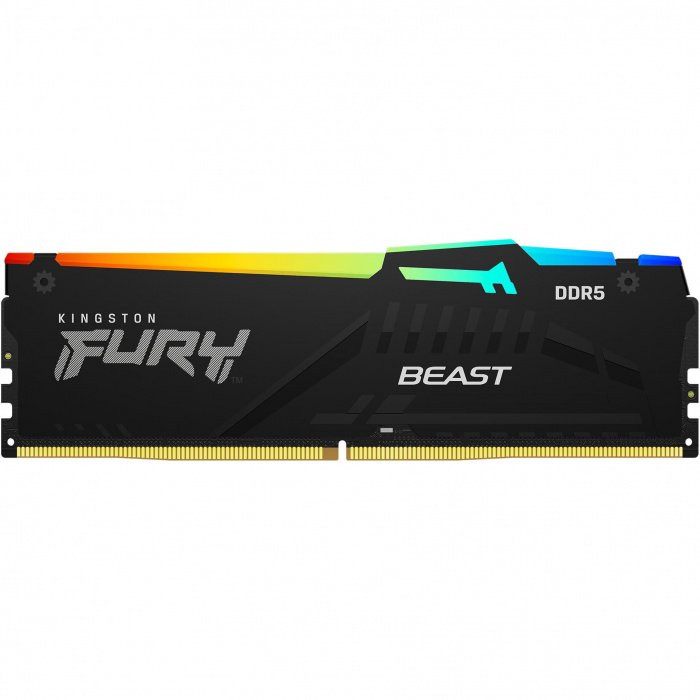 Оперативная память  16GB DDR5 5200MHz Kingston FURY Beast RGB EXPO CL36 KF552C36BBEA-16