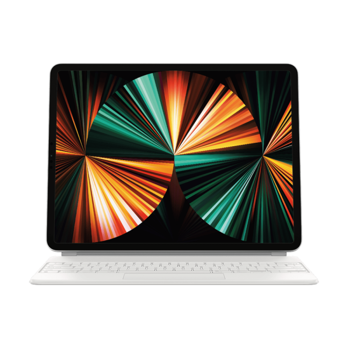 Magic Keyboard for iPad Pro 12.9-inch (5th generation) - Russian - White, Model A2480