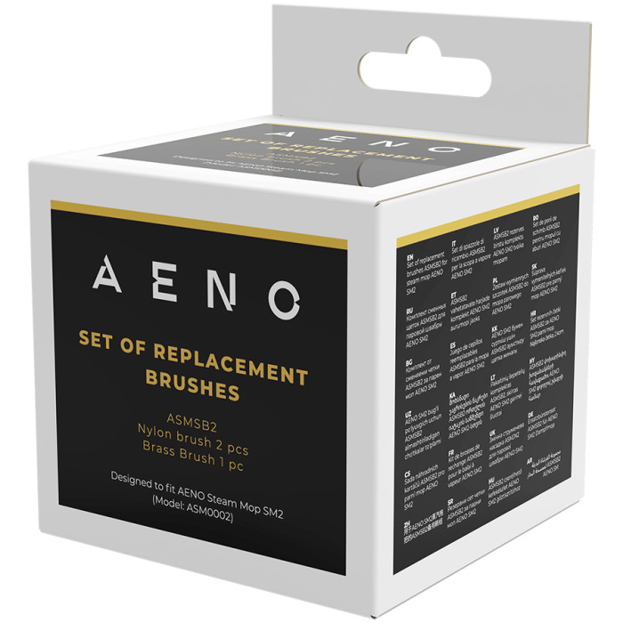 AENO Plastic scraper brush+Metal scraper brush for steam mop SM2