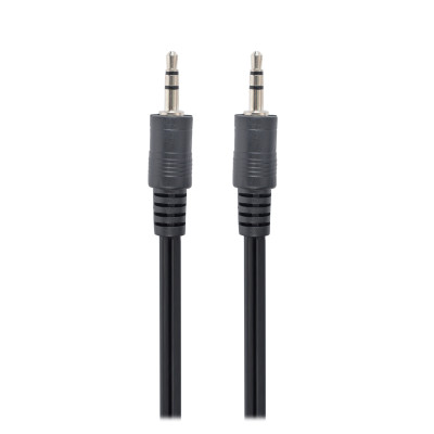 Cable Audio, 3.5mm/m - 3.5mm/m, Cablexpert CCA-404-2M, AUX, 2m, black