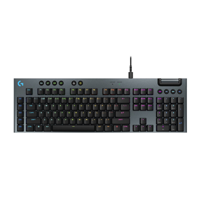 KeyBoard  USB, Logitech G915 X ,(920-12942) ,  GL Low-profile Tactile Switch, 1,8m cable, Black