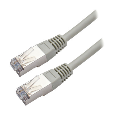 Cable  Patch cord  FTP 6e-Cat  1 m Cablexpert PP6-1M, серый