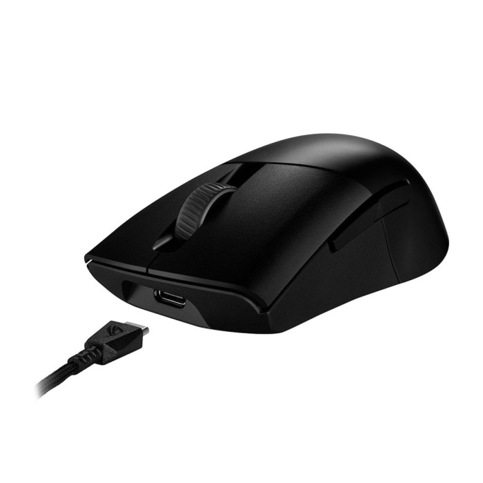 Mouse ASUS P709 ROG KERIS WIRELESS AIMPOINT, Wireless, BT 5.0/2.4GHz, Optical 36000 dpi, USB, black