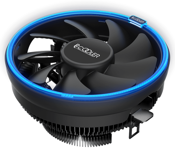 Вентилятор для процессора PCCooler E126M Blue Led TDP 100W 4-pin Socket Intel/AMD E126MB