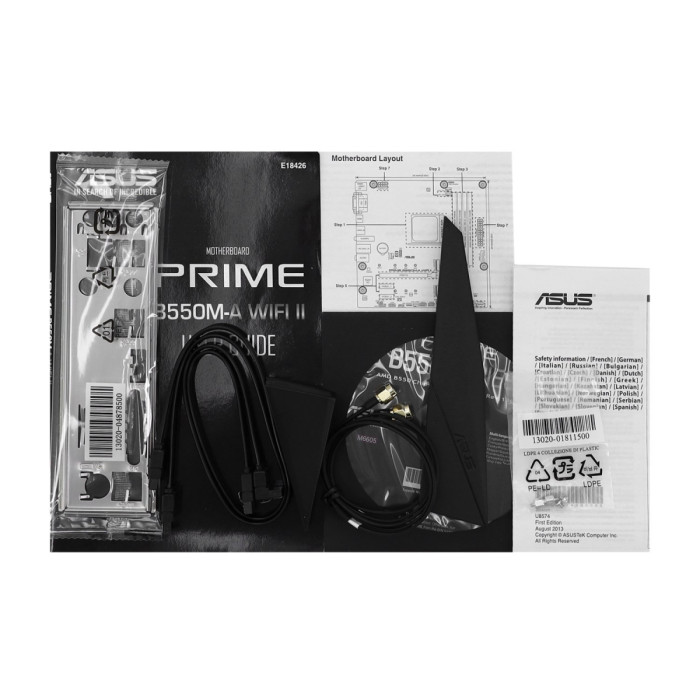 MB Socket AM4, MATX, AMD B550 (DP+HDMI) ASUS PRIME B550M-A WIFI II, 4DDR4, PCIx16,2PCIx1