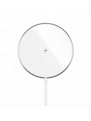 Беспроводное зарядное устройство Olmio MagCharge QI 15W белый