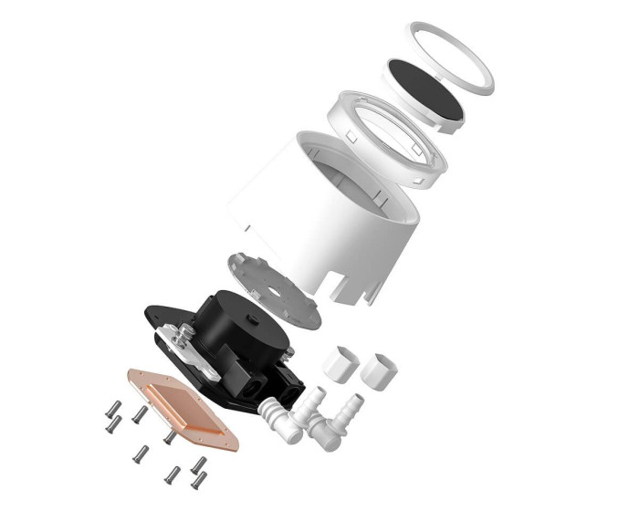 Водяное охлаждение для процессора ID-COOLING FX240 LCD WHITE
