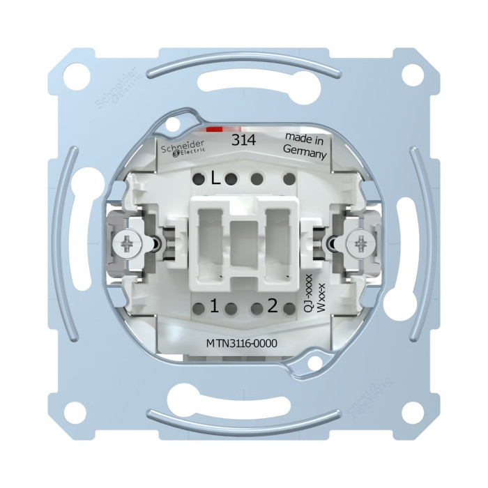 Переключатель мех-м MERTEN MTN3116-0000 D-Life 1 клавишный