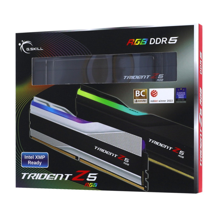 DIMM DDR5 32 GB kit <6000MHz> G.Skill Trident Z5 RGB (AMD+Intel), F5-6000J3636F16GX2-TZ5RK, (2x16GB)